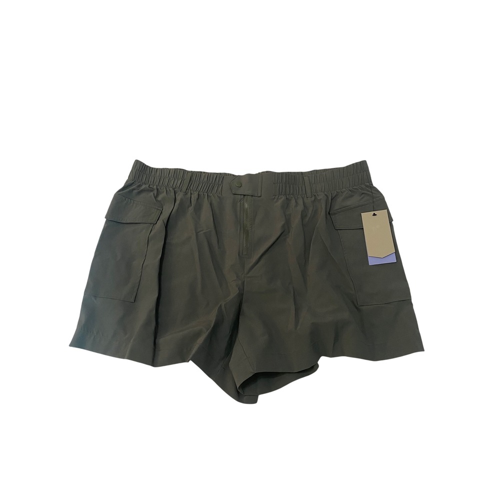 Avia Outdoor Shorts Green Midnight XXXL 22 Cargo Hiking Athletic AV17H0025886